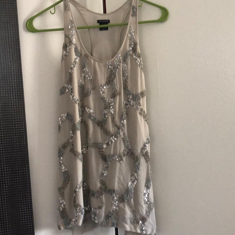 Club Monoco Sequined Racerback Top